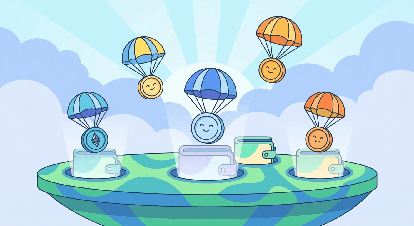 エアドロップとは?仮想通貨を無料で得る仕組みを解説